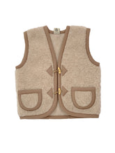 Afbeelding in Gallery-weergave laden, Alwero, wollen bodywarmer - beige