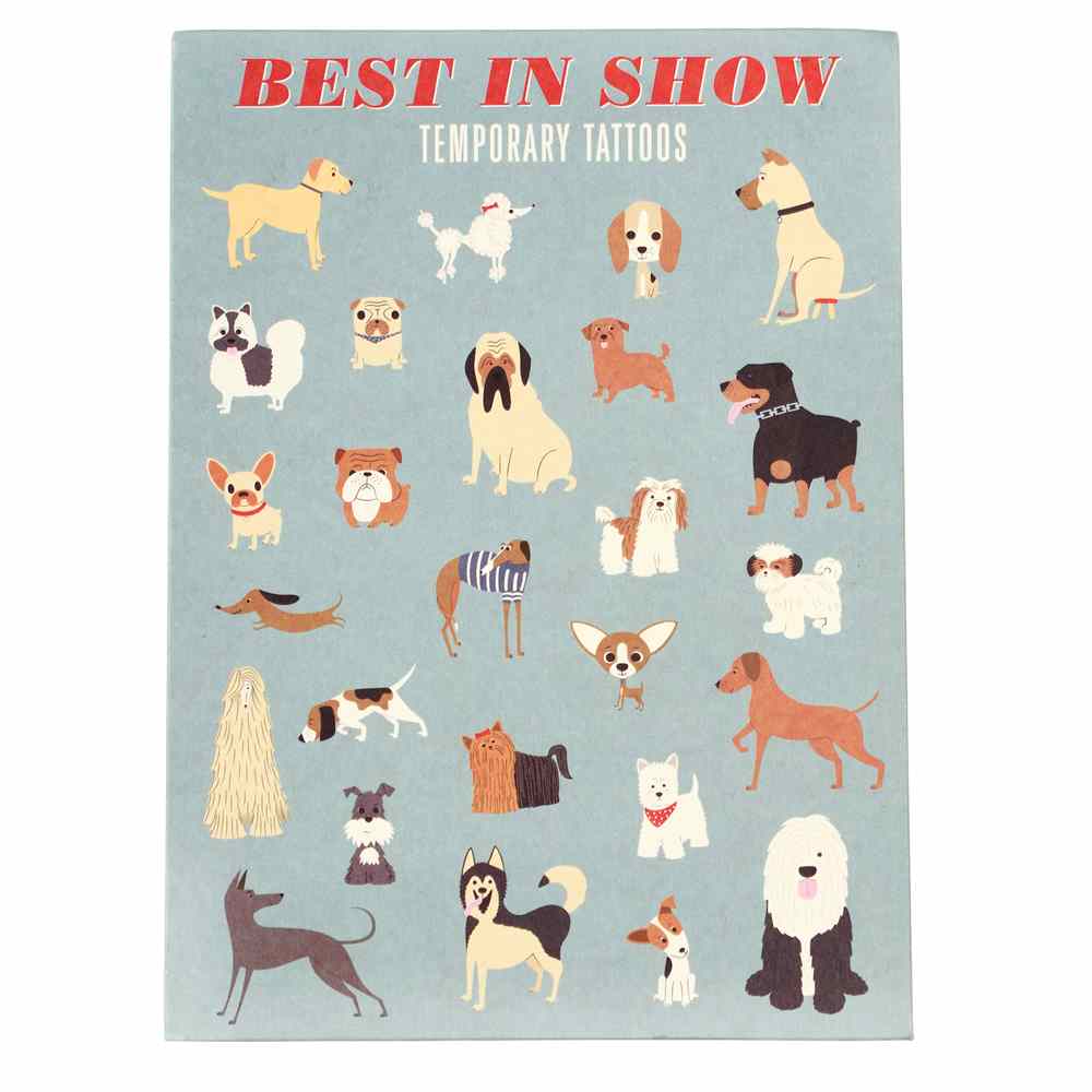 Rex, set tattoos - dog show