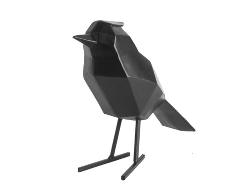 PT,  the black bird statue - large