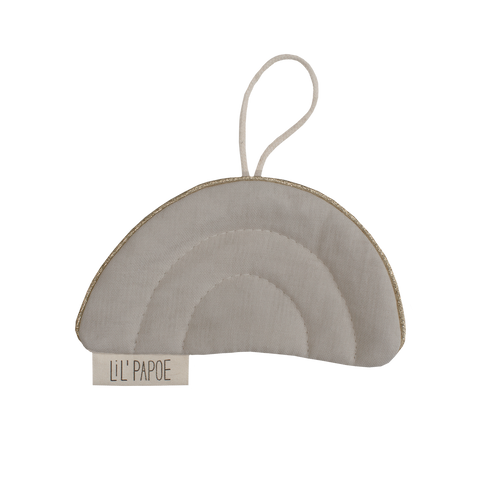 Lil' Papoe, tutdoekje regenboog - beige