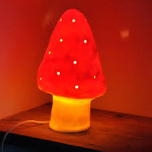 Afbeelding in Gallery-weergave laden, Nachtlamp, rode paddestoel