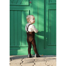 Afbeelding in Gallery-weergave laden, Silly Silas, maillot met voetjes - chocolate brown