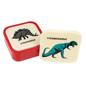 Rex, set van 3 snackdoosjes - prehistoric land