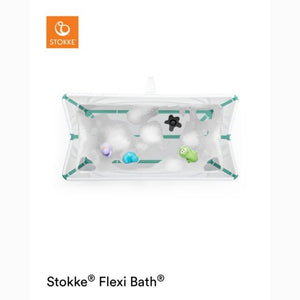 Stokke, flexibath - white / turquoise