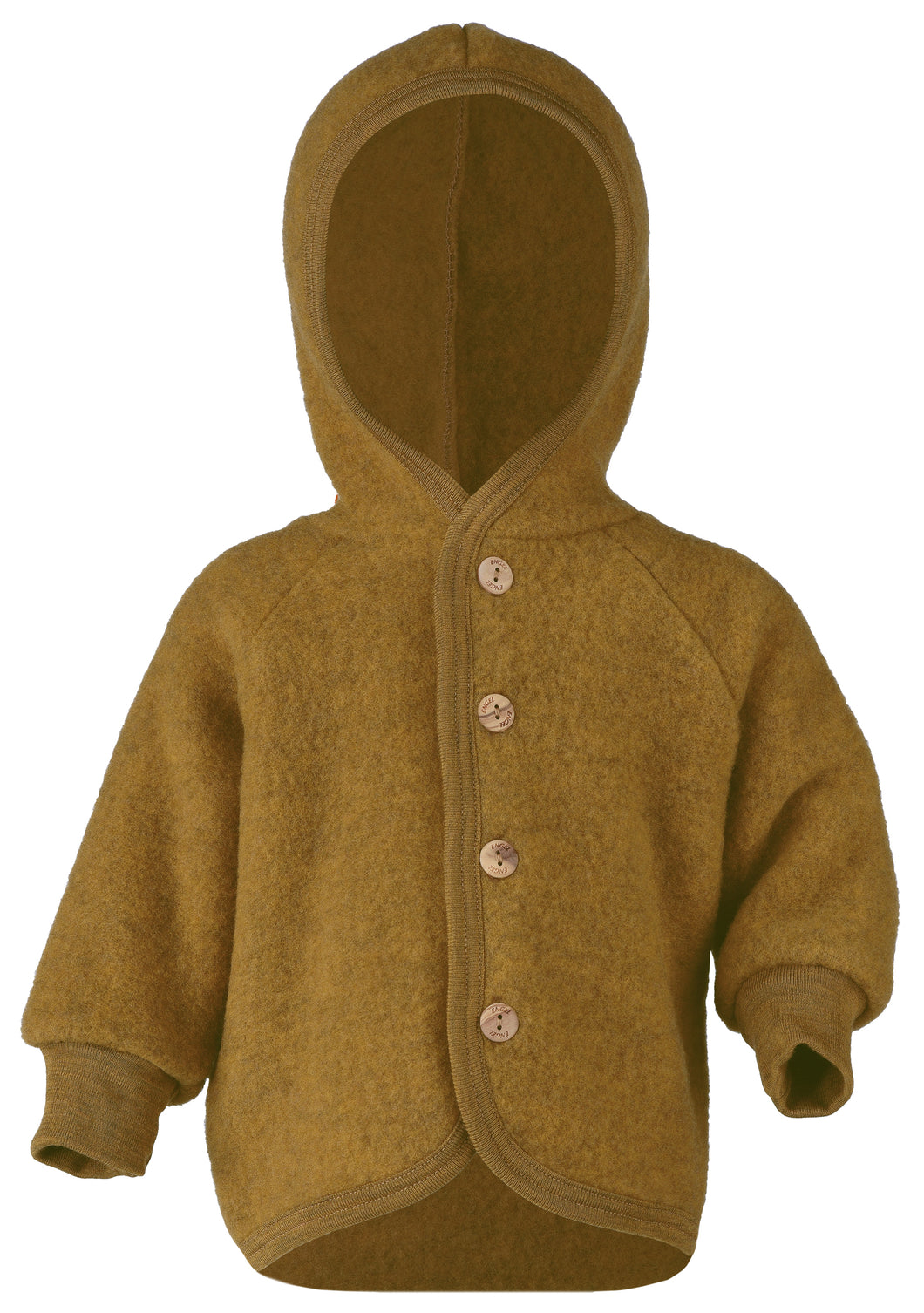 Engel Natur, wol-fleece jasje - saffron mélange