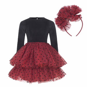 Konges Sløjd, jurk - flamenco kostuum + diadeem
