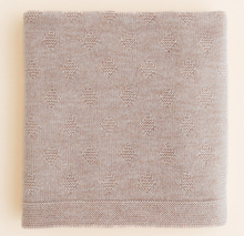 Afbeelding in Gallery-weergave laden, Hvid, deken Gloria - sand