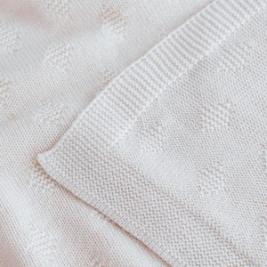 Hvid, deken Gloria - off white