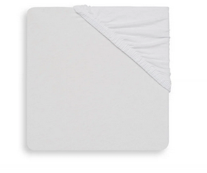 Jollein, hoeslaken jersey 40x80/90  - white