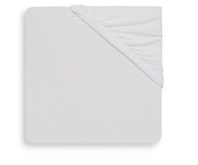 Jollein, hoeslaken jersey 40x80/90  - white
