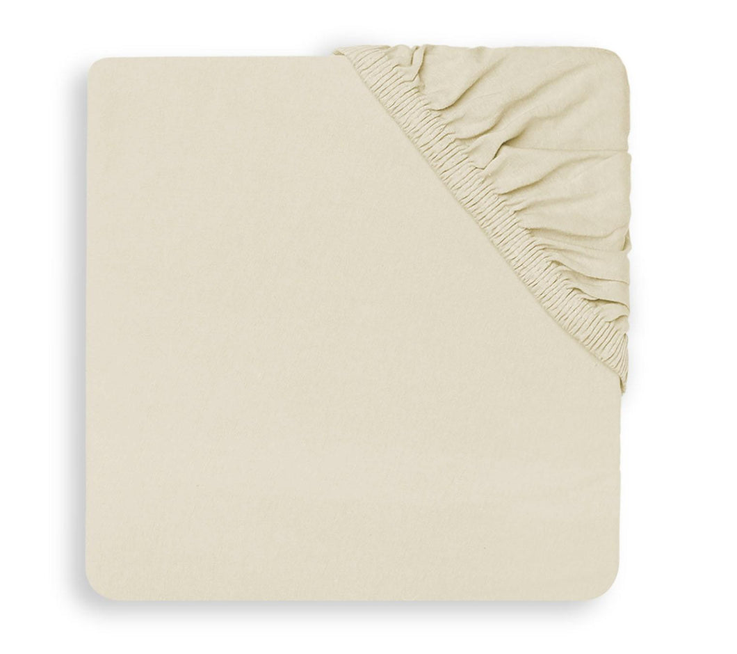 Jollein, hoeslaken jersey 40x80/90  - ivory
