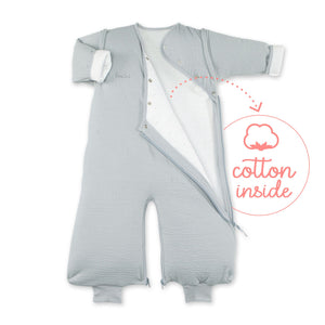 Bemini, trappelzak pady tetra jersey - grey 3/9 m