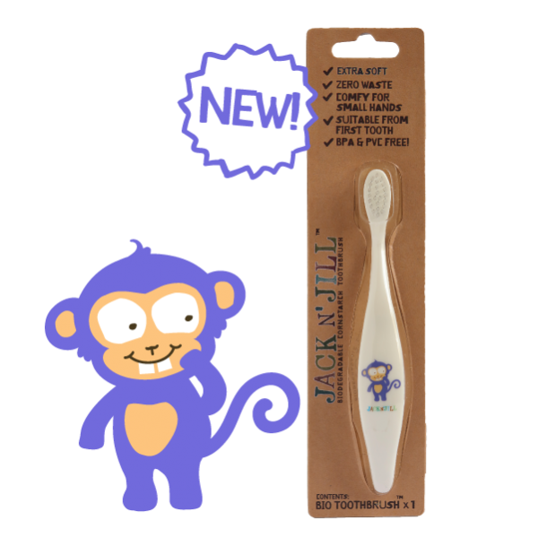 Jack N' Jill, tandenborstel - monkey