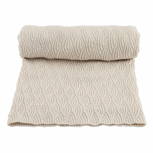 Konges Sløjd, dekentje - pointelle off white