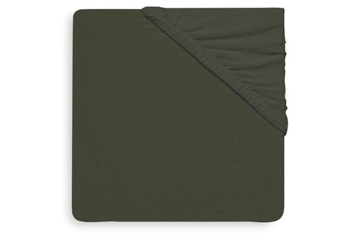 Jollein, hoeslaken jersey 40x80/90  - leaf green