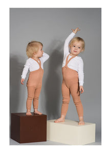 Silly Silas, maillot zonder voetjes - light brown