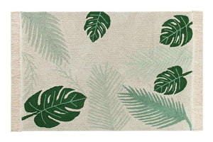 Lorena Canals, wasbaar tapijt - tropical green