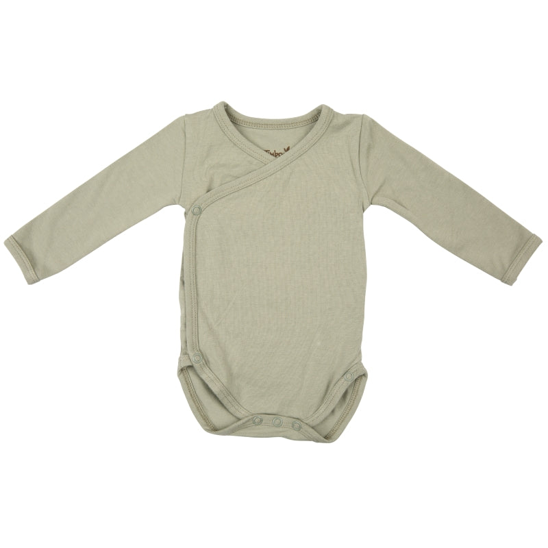 Timboo, body longsleeve - whisper green