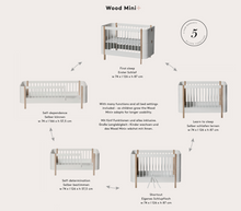 Afbeelding in Gallery-weergave laden, Oliver Furniture - meegroeibed Wood mini+ white