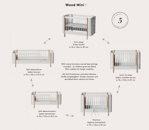 Oliver Furniture - matras meegroeibed & extension junior voor Wood Mini+
