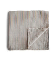 Afbeelding in Gallery-weergave laden, Mushie, swaddle - retro stripes