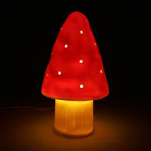 Afbeelding in Gallery-weergave laden, Nachtlamp, rode paddestoel