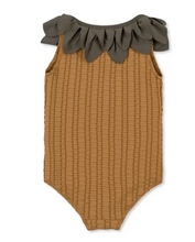 Afbeelding in Gallery-weergave laden, Konges Sløjd, pineapple swim suit - bone brown / SALE