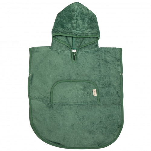 Timboo, V-hals poncho aspen green