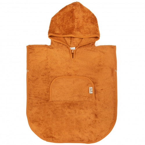 Timboo, V-hals poncho inca rust