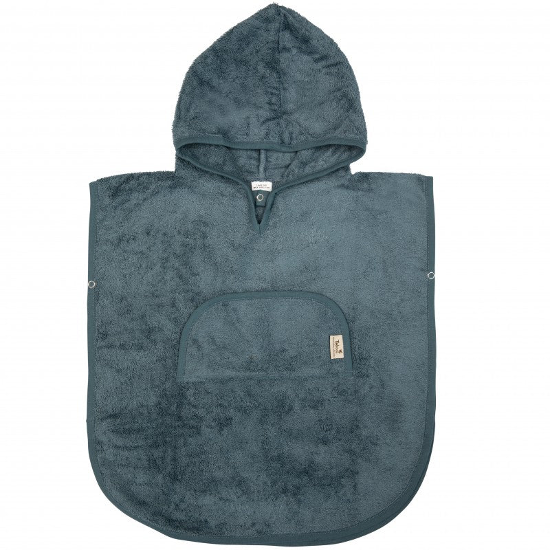 Timboo, V-hals poncho marin