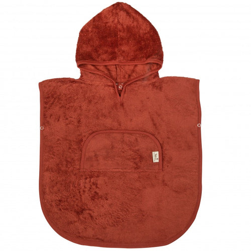 Timboo, V-hals poncho rosewood
