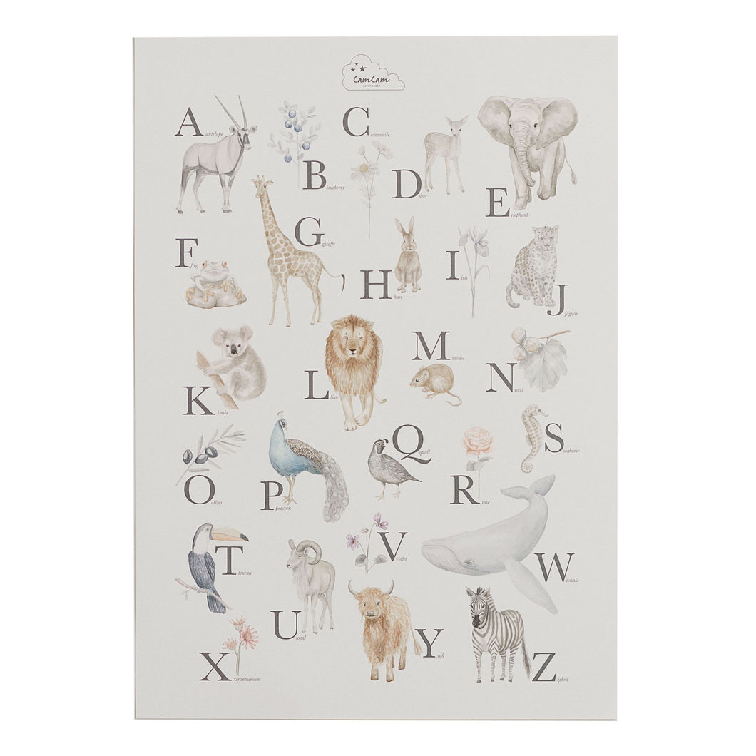 Cam Cam CPH, poster - alfabet / SALE