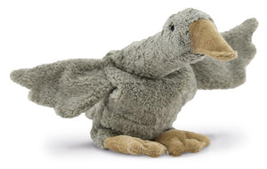 Senger Naturwelt, knuffel/warmte kussen small - gans grijs