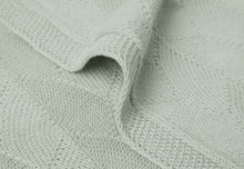 Afbeelding in Gallery-weergave laden, Jollein, dekentje - shell knit sea foam