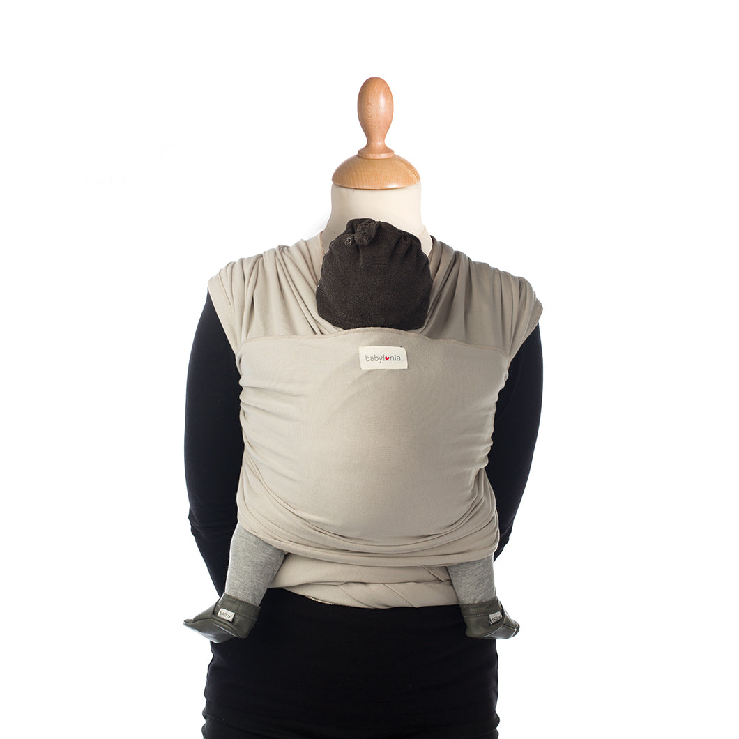 Tricot slen, draagdoek - white pepper