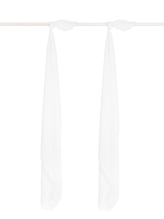 Jollein, bamboe swaddle set - soft white