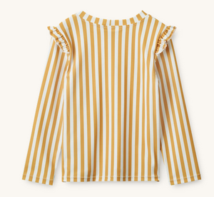 Liewood, UV swim shirt Tenley - yellow mellow stripe / SWIM AWAY