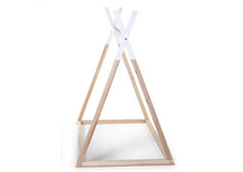 Afbeelding in Gallery-weergave laden, Tipi bed - 70x140 natural/wit