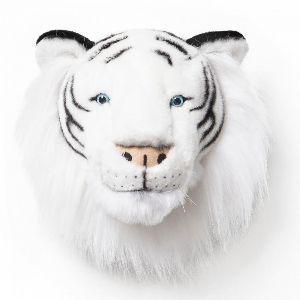 Wild & Soft, muurdecoratie - witte tijger Albert