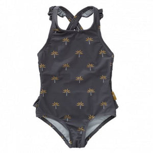 Fresk, badpak palm tree - steel grey