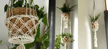 Afbeelding in Gallery-weergave laden, Pura Bali, macramé plantenhanger - double