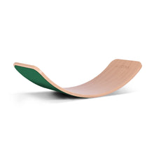 Afbeelding in Gallery-weergave laden, Wobbelboard original, blank gelakt met vilt - bladgroen