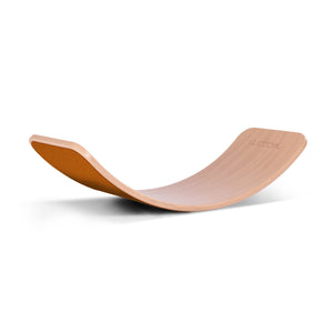 Wobbelboard original, blank gelakt met vilt - roest
